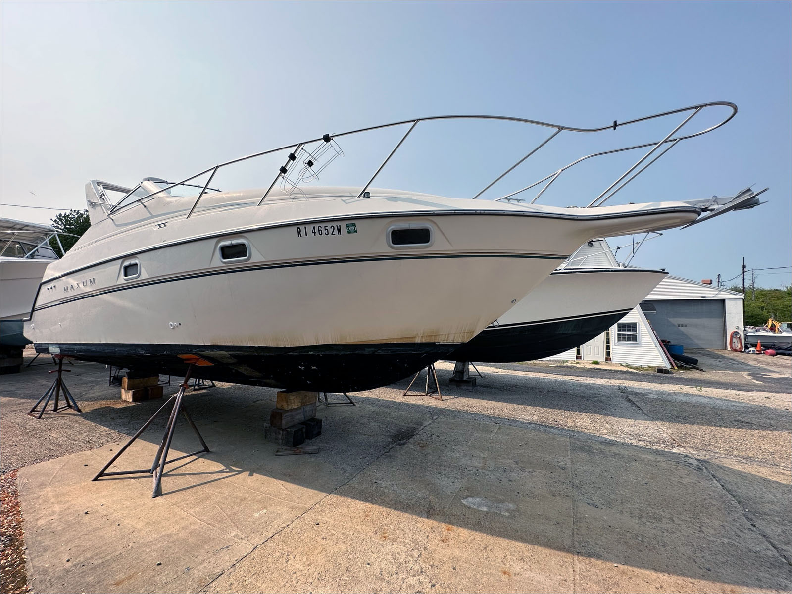 damaged motor yachts for sale